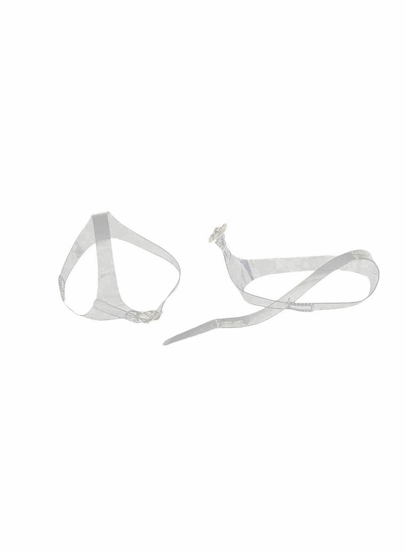 KASTWAVE High Heels Anti-Loose Laces, Transparent Removable Laces to Prevent Shoes from Not Heeling for Protection Against Pain and Blisters, Anti Slip Shoe Laces - Image 1