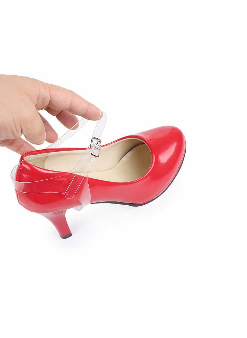 KASTWAVE High Heels Anti-Loose Laces, Transparent Removable Laces to Prevent Shoes from Not Heeling for Protection Against Pain and Blisters, Anti Slip Shoe Laces - Image 4