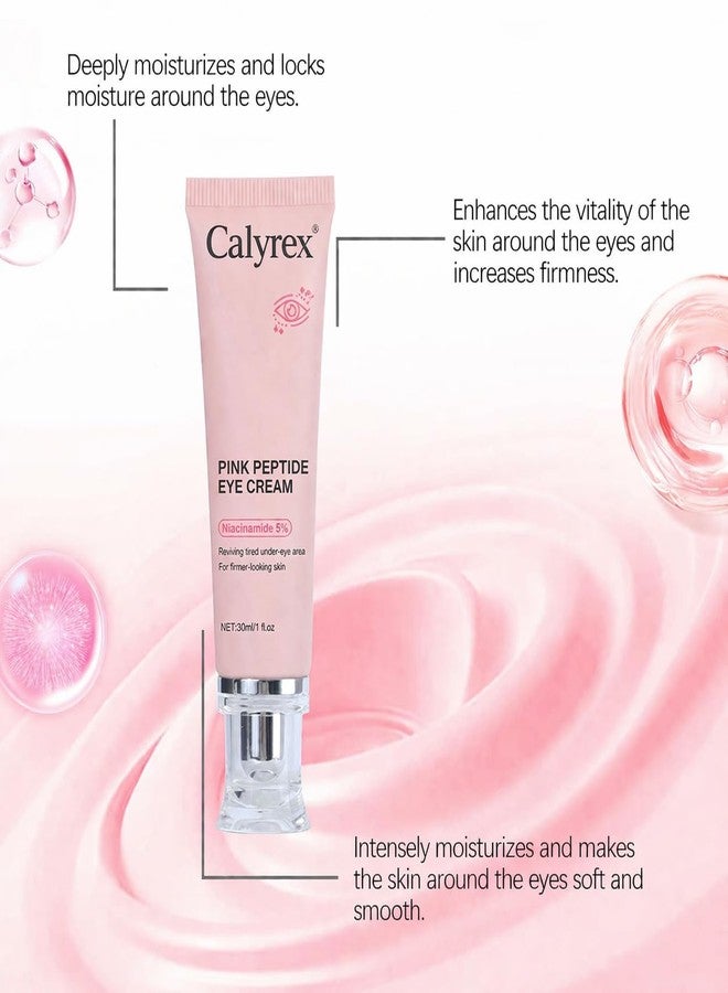 Calyrex PDRN Pink Peptide Eye Cream,Under Eye Cream For Dark Circles with Niacinamide, Retinol & Hyaluronic Acid to Fight Fine Lines,Wrinkles,Puffiness And Bags Under Eyes,Korean Skin Care - Image 5