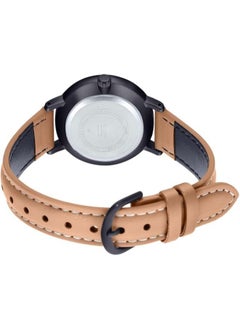 CASIO Casio LTP-VT02BL-1AUDF Leather Round Analog Water Resistant Watch for Women  - Image 3