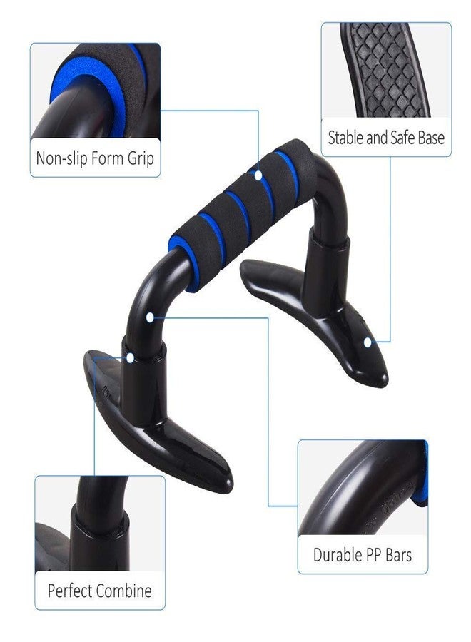 LAFILLETTE Push Up Bars Workout Stands with Comfort Grip and Ergonomic Angle, Handles for Floor Workouts for Men and Women - Image 2