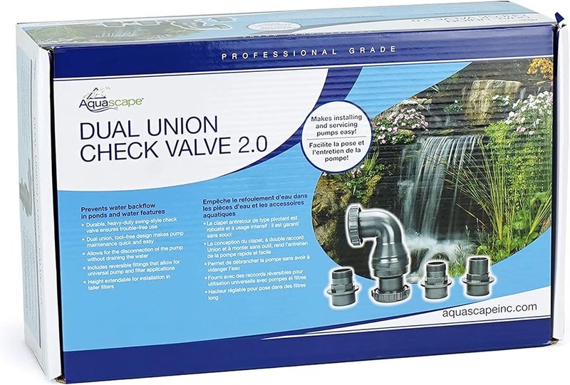 Aquascape Aquascape Dual Union Check Valve 20 for Pond Waterfall and Water Feature Pumps  48026  - Image 5