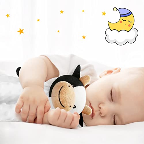 Pro Goleem Cow Security Blanket Soft Loveys for Babies for Boys and Girls Newborn Lovie Infant Blankie Cow Baby Stuff Baby Snuggle Toy Stuffed Animal Baby Gifts 16 Inch - Image 2