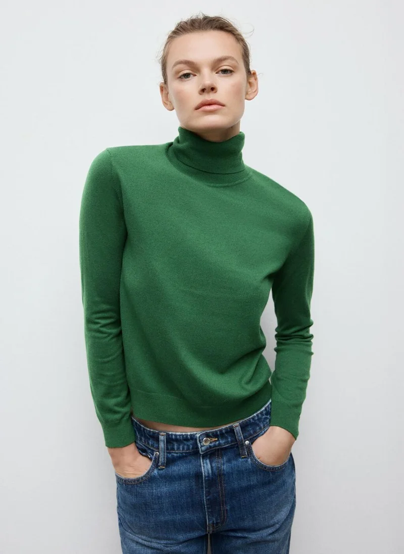 MANGO Turtleneck knitted sweater
