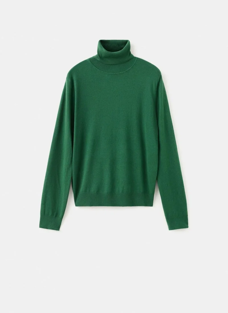 Mango  Turtleneck knitted sweater for Women | Best Price UAE