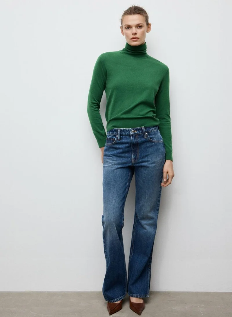 Mango  Turtleneck knitted sweater for Women | Best Price UAE