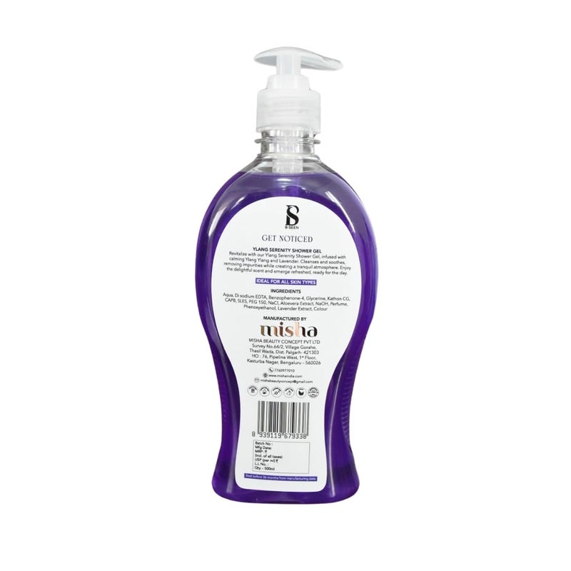BSEEN B SEEN Ylang Serenity Shower Gel For Unisex Above 18 Years Size  500 ML - Image 4