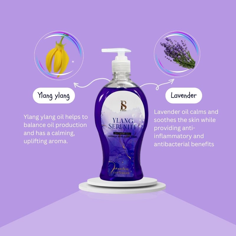 BSEEN B SEEN Ylang Serenity Shower Gel For Unisex Above 18 Years Size  500 ML - Image 2