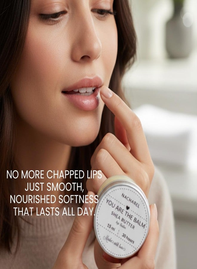 Nacharel Lip Balm | Natural Lip Lightening & Nourishing Shea Butter Balm | Moisturising Lip Care for Men & Women | Repairs Dry, Chapped Lips | Long-Lasting Hydration & Soft, Smooth Lips Treatment |1 - Image 5