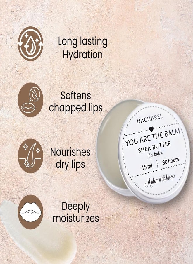 Nacharel Lip Balm | Natural Lip Lightening & Nourishing Shea Butter Balm | Moisturising Lip Care for Men & Women | Repairs Dry, Chapped Lips | Long-Lasting Hydration & Soft, Smooth Lips Treatment |1 - Image 2