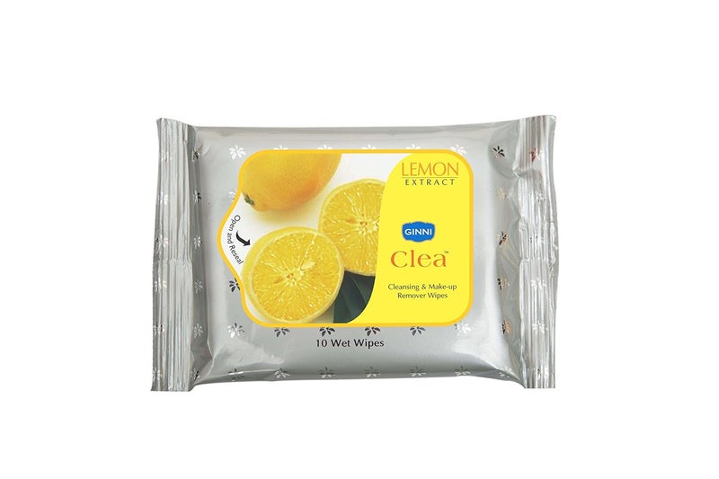 GINNI مناديل جيني كليا المنعشة المبللة - برتقال - عبوة من 30 - ورد - ليمون - خيار - عبوة من 3 - 10 مناديل في كل عبوة - إجمالي 60 مناديل - Image 4