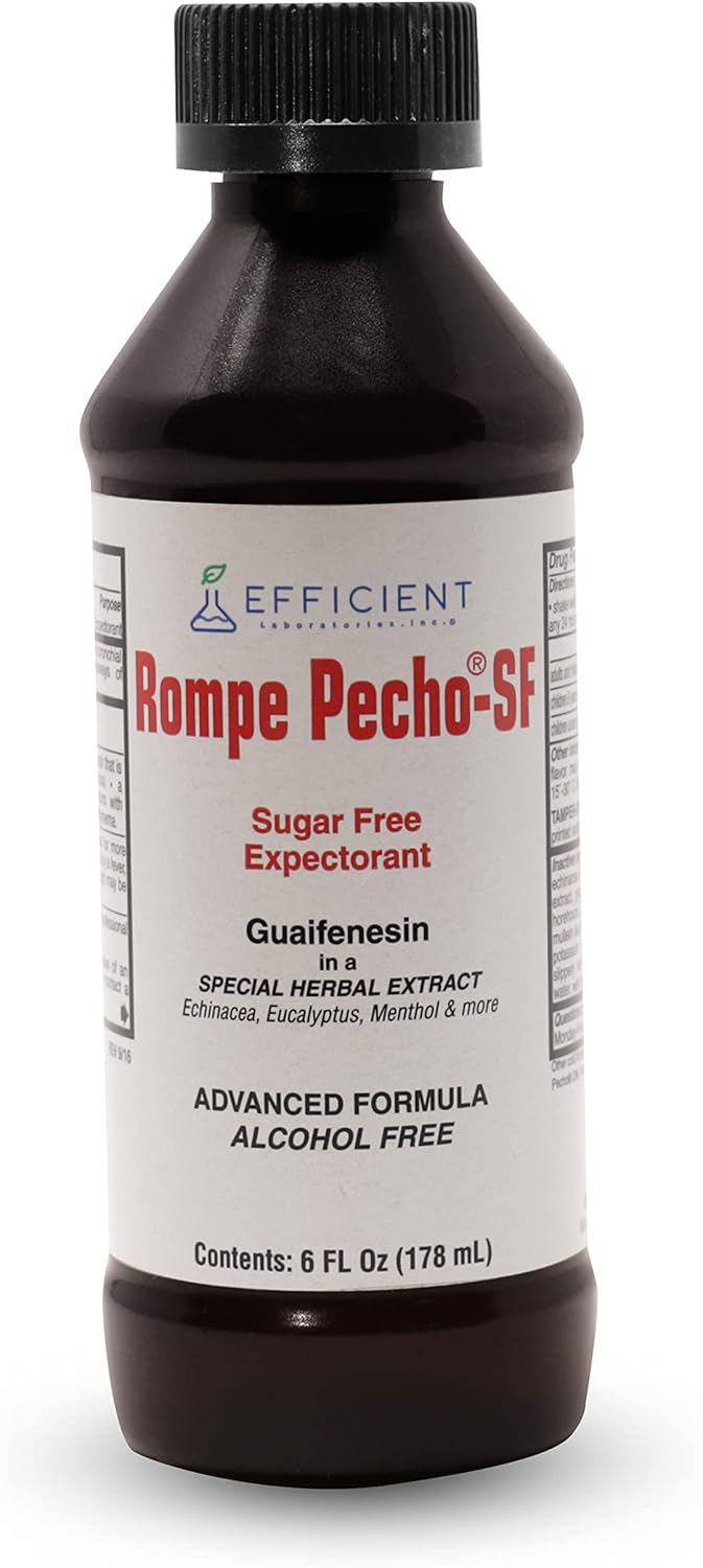 ROMPE PECHO شراب السعال البارد خالي من السكر 6 أونصات SF - Image 2
