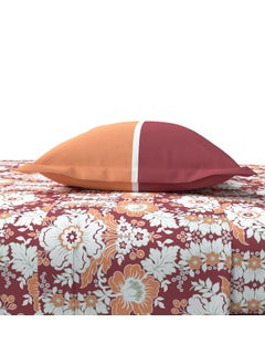 Trident Trident Utsav Collection Queen 3-Piece Bedsheet Set, 100% Cotton, Double Bed (1 Queen Size Bedsheet with 2 Pillow Covers) Superior Softness, 120 Thread Count, Luxurious Finish-Estelle Pink  - Image 4