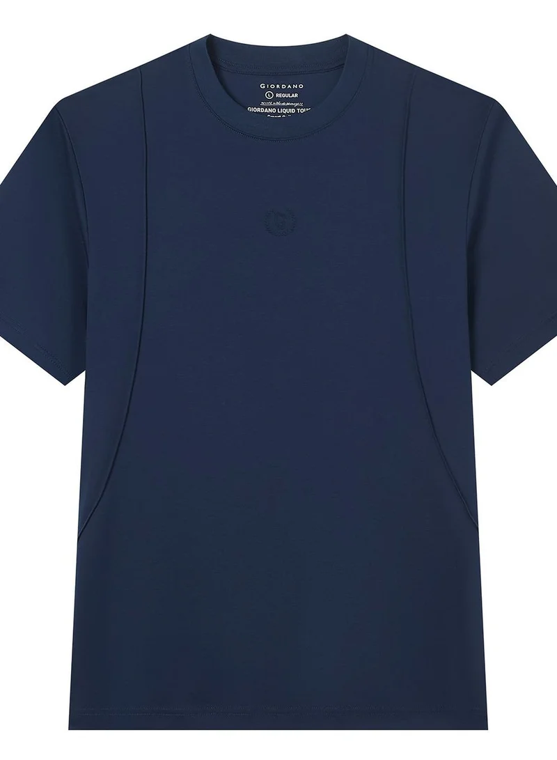 Giordano  Men Regular Interlock Liquid Touch Tee for Men | Best Price UAE