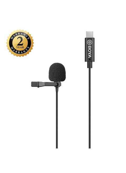 BOYA BY-M3 Digital Omnidirectional Lavalier Microphone with USB-C Cable (Android) with 2 years warranty - official distributor