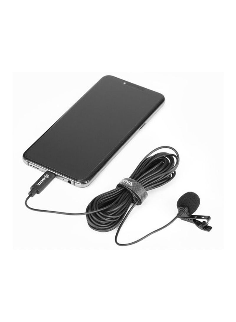 BOYA BY-M3 Digital Omnidirectional Lavalier Microphone with USB-C Cable (Android) with 2 years warranty - official distributor