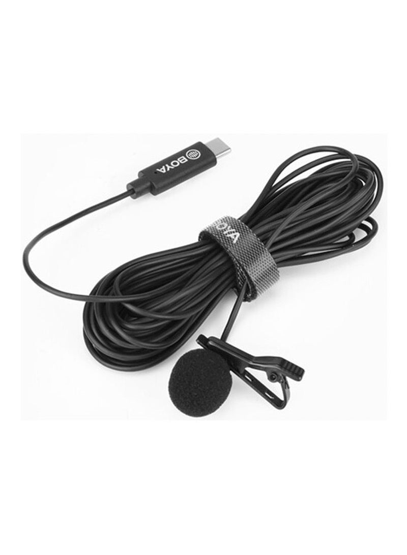 BOYA BY-M3 Digital Omnidirectional Lavalier Microphone with USB-C Cable (Android) with 2 years warranty - official distributor