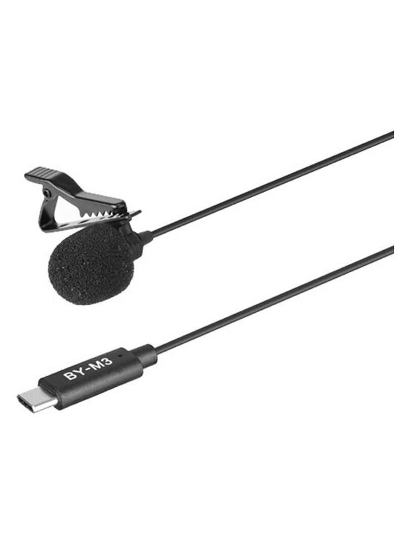BOYA BY-M3 Digital Omnidirectional Lavalier Microphone with USB-C Cable (Android) with 2 years warranty - official distributor