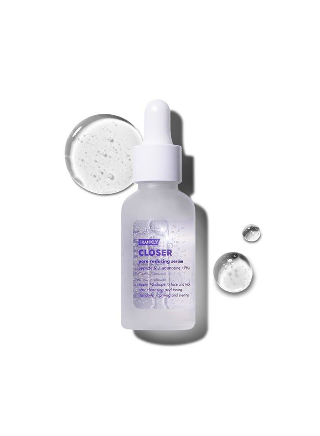 FRANKLY Closer Serum | Pore Minimizer Serum | 9 Peptides, Vegan Collagen, Adenosine, PHA | Korean Pore Minimizer for Glass Skin, Anti-Aging, Hydration, Elasticity | 1.01 fl oz - Image 1