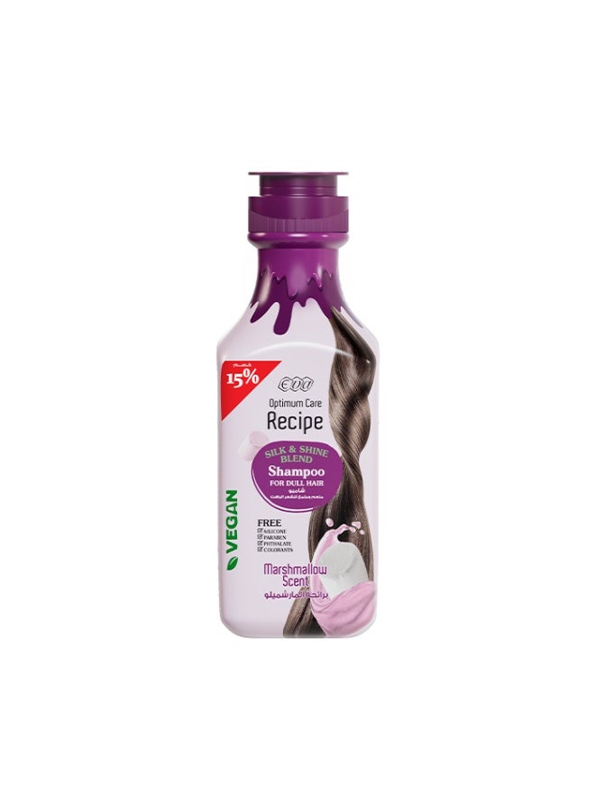 Recipe Silk & Shine Blend Shampoo Marshmallow Scent 350 Ml ( Special Offer 15 % )