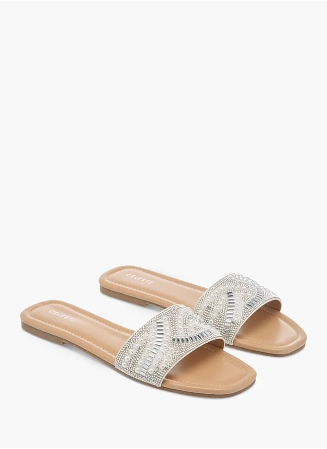 سيليست Womens Flat Sandals