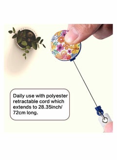 Y&D Retractable Badge Holders, 2Pcs Cute Nursing Reels Retractable,ID for Id Card Doctor Office Employee Name  - Image 4