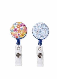 Y&D Retractable Badge Holders, 2Pcs Cute Nursing Reels Retractable,ID for Id Card Doctor Office Employee Name  - Image 1
