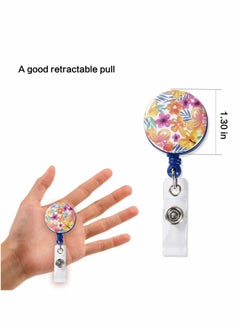 Y&D Retractable Badge Holders, 2Pcs Cute Nursing Reels Retractable,ID for Id Card Doctor Office Employee Name  - Image 3