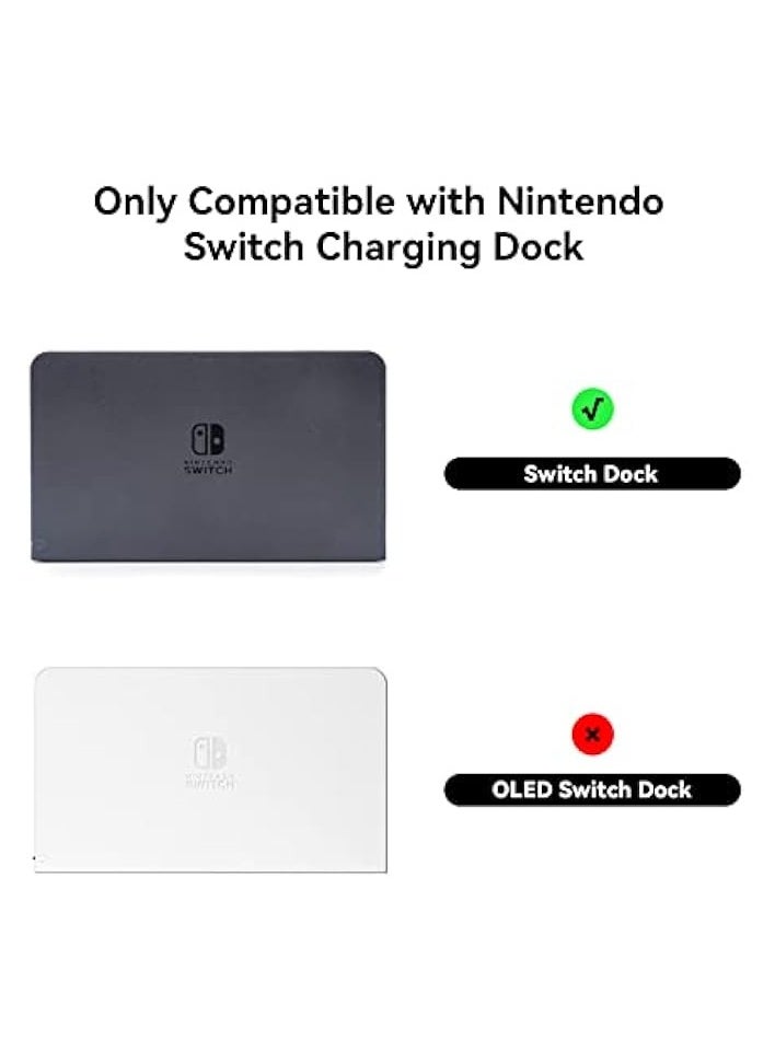 PROMASS - Anti Scratch Switch Dock Cover- Hard Faceplate Sleeve Pad for Switch Dock- DIY Replacement Shell Compatible with Switch Dock(Ice Cream Cat) - Image 1