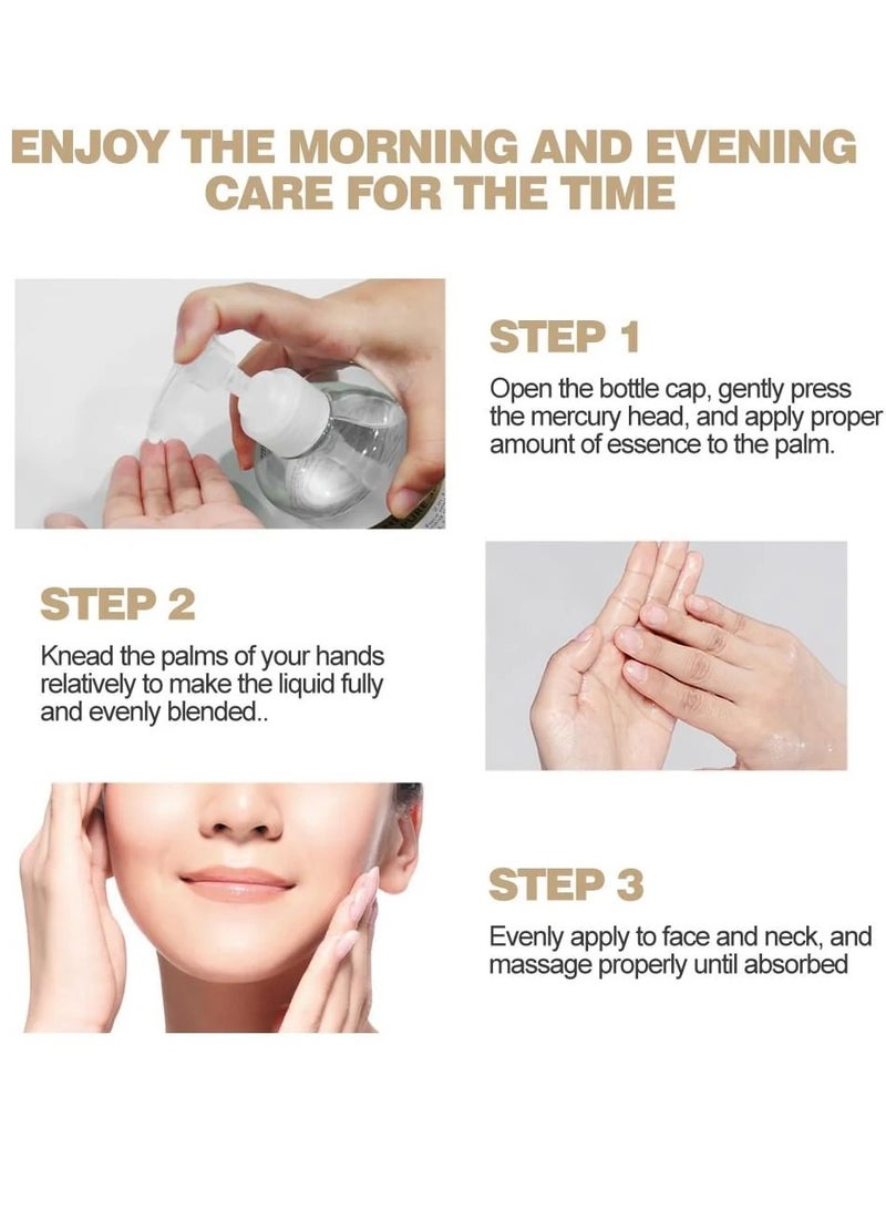 Ashley Niacinamide Pure Serum 520ml for Face and Body Skin Brightening Hydrating Serum Large Size Daily Moisturizer for All Skin Types - Image 4