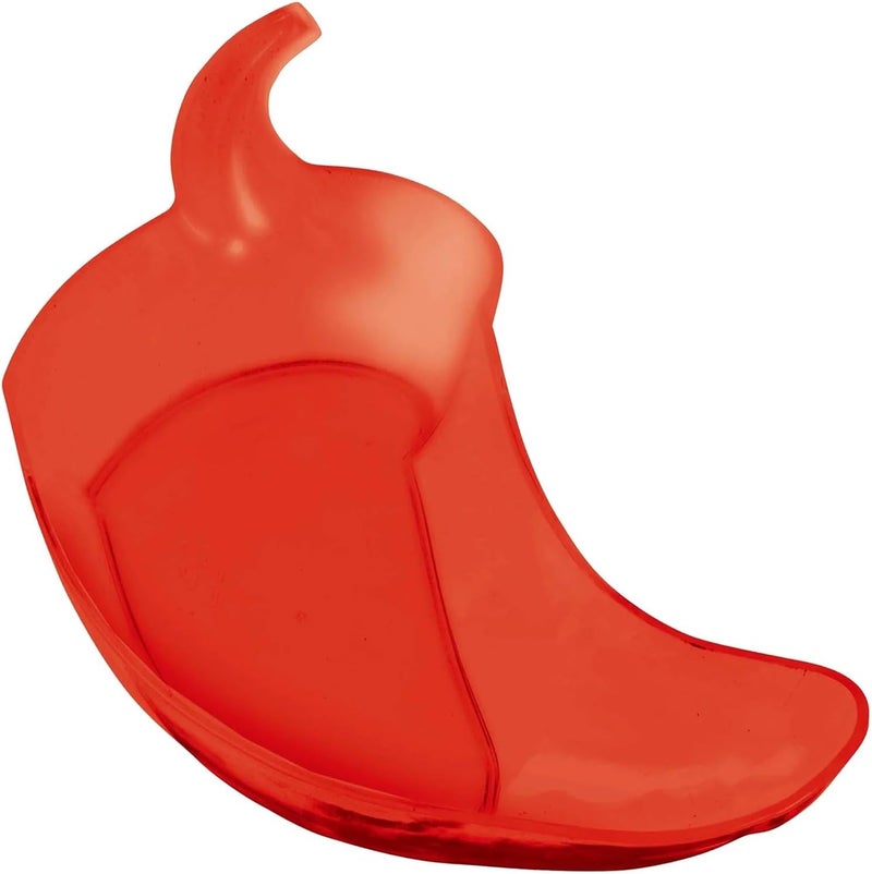 Amscan Small ChiliShaped Red Fiesta Plastic Bowl  65 x 375 1 Count  Perfect For Spices Snacks  Table Decor - Image 1