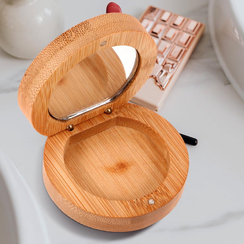 Compact Portable Folding Makeup Mirror for Travel Purse Women On The Go Small Mirror - Image 5