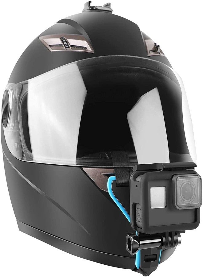 HOJI Helmet Chin Strap Mount with Mobile Clip & Screw Compatible with All Smart Phones Go pro Hero 9/8/7/6,SJCAM, Yi, DJI Osmo Action & Other Action Cameras Made in India - Image 4