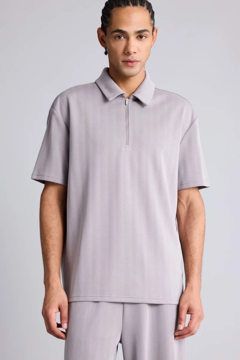 DeFacto Standard Fit Short Sleeve Polo T-Shirt