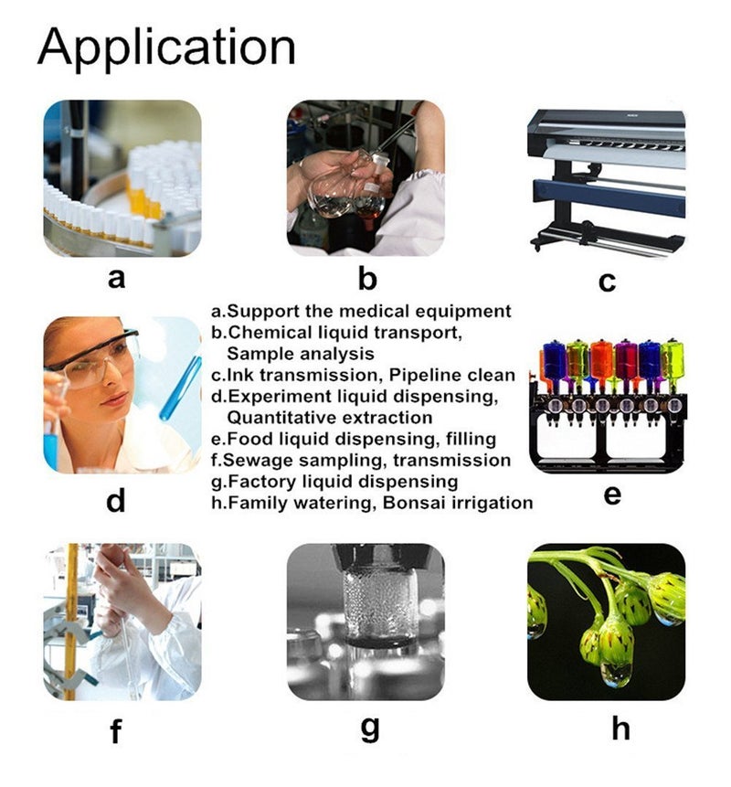 Gikfun مضخة جرعات جيرفان 12 فولت تيار مستمر رأس جرعات بيرستالتية مع موصل لأردوينو حوض السمك مختبر تحليلي DIY AE1207 - Image 2