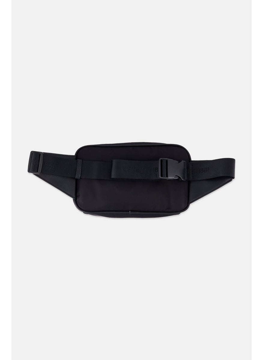 CERRUTI 1881 Men Hardware Logo Fanny Pack, Black  - Image 3