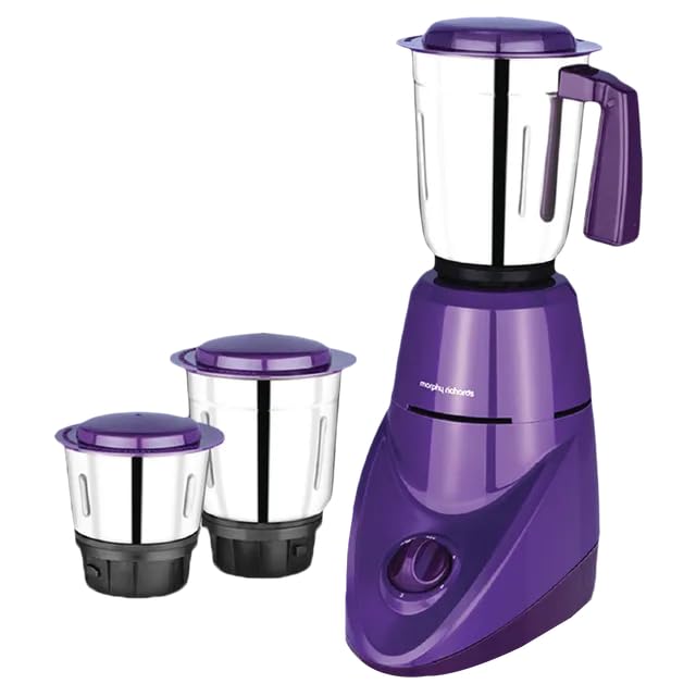 MORPHY RICHARDS MIXER GRINDER AERO PRO 500W PUPLE COLOUR 640127 - Image 1
