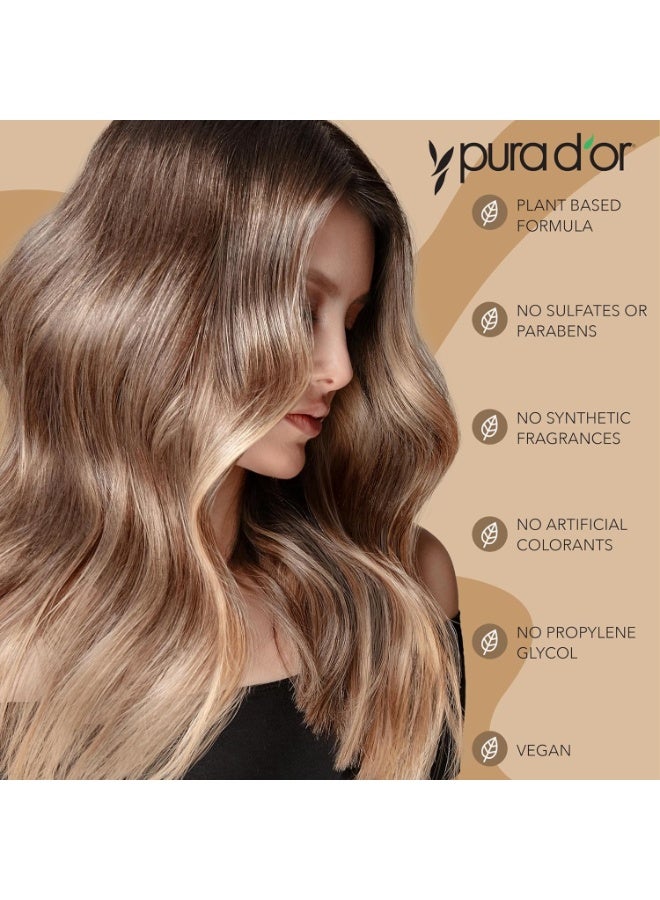 بيورا دور، بلسم البيوتين المُصمم سريريًا، لجميع أنواع الشعر، 16 أونصة سائلة (473 مل) - Image 3