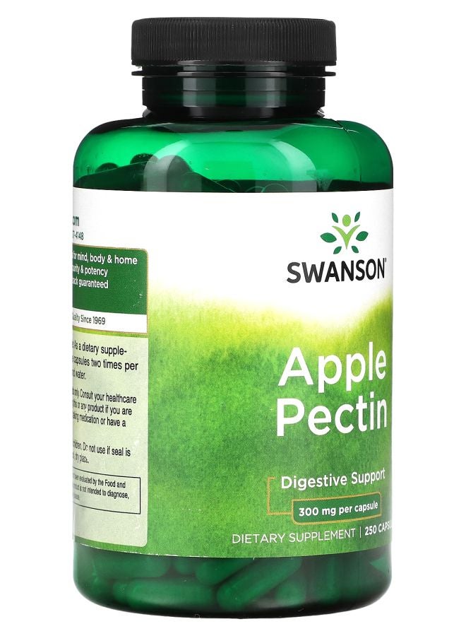 SWANSON Apple Pectin 300 mg 250 Capsules - Image 2