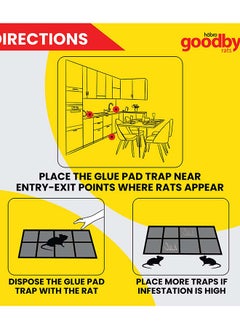 Goodbye Baited Glue Trap for Rats and Rodents (2-Pack) - Effective and Safe Rodent Control  - Image 5