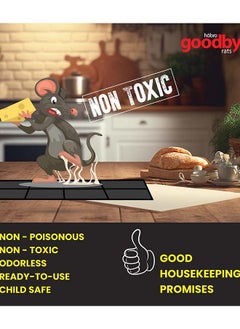 Goodbye Baited Glue Trap for Rats and Rodents (2-Pack) - Effective and Safe Rodent Control  - Image 4