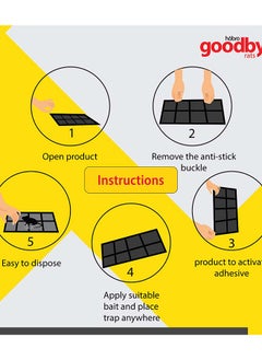 Goodbye Baited Glue Trap for Rats and Rodents (2-Pack) - Effective and Safe Rodent Control  - Image 3
