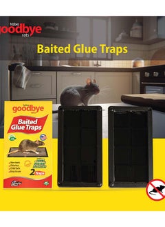 Goodbye Baited Glue Trap for Rats and Rodents (2-Pack) - Effective and Safe Rodent Control  - Image 2