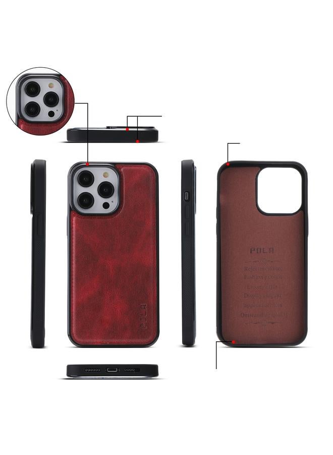 اس-توب جراب هاتف iPhone 14 Pro Crossbody متعدد الوظائف بسحاب ومحفظة جلدية - Image 3