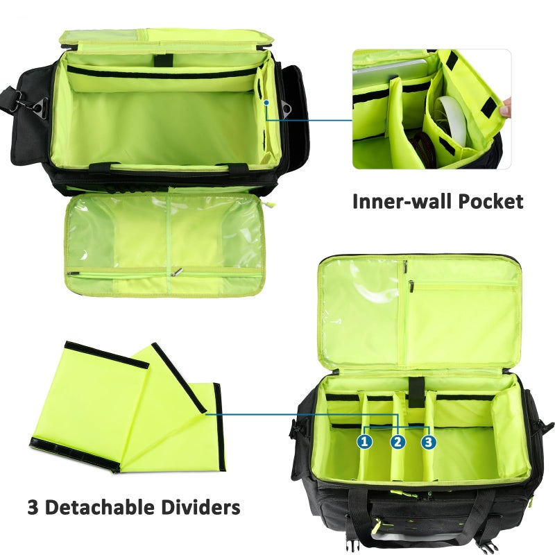 MYBAGZING Original Gig Bag - Heavy Duty Dj Equipment Bag - Cable Organizer for Musician, Gear Storage for Dj Accessories - Image 2