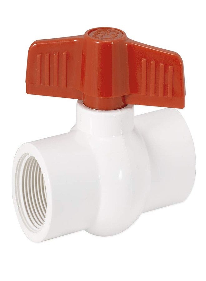 Eastman 3/4 Inch IPS Schedule 40 PVC Ball Valve, Quarter Turn Ball Valve, White, 20079 - Image 2