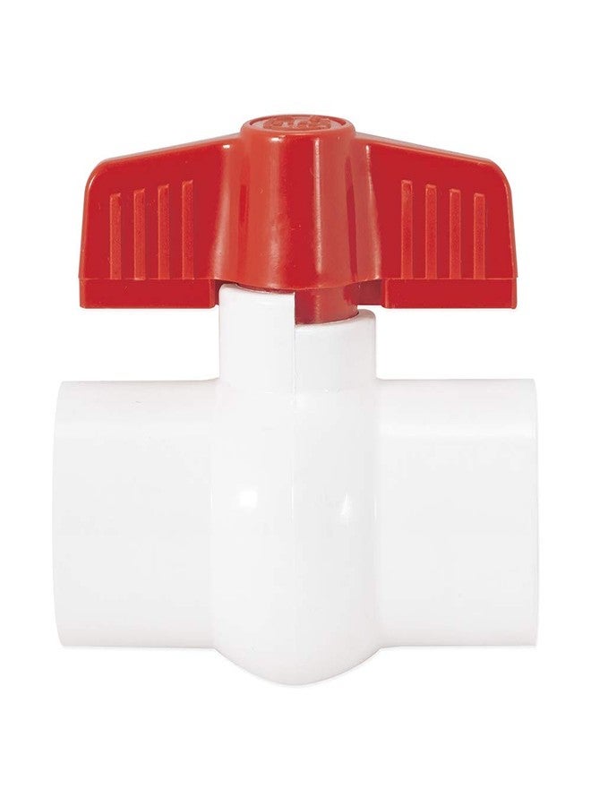 Eastman 3/4 Inch IPS Schedule 40 PVC Ball Valve, Quarter Turn Ball Valve, White, 20079 - Image 3