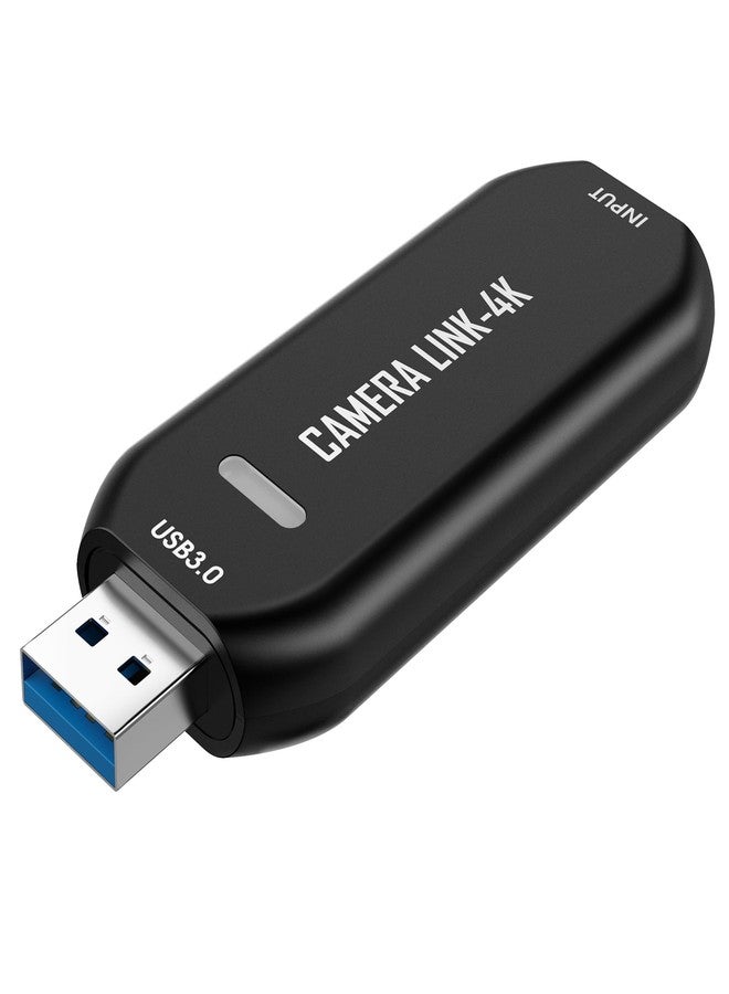 DigitPro Cam Link 4K - External Capture Card for DSLR Camcorder ActionCam as Webcam, HDMI to USB 3.0, Meet/Stream/Record in 2K50/1080p60, Easy Connect for OBS/Zoom, Windows/Mac - Image 1