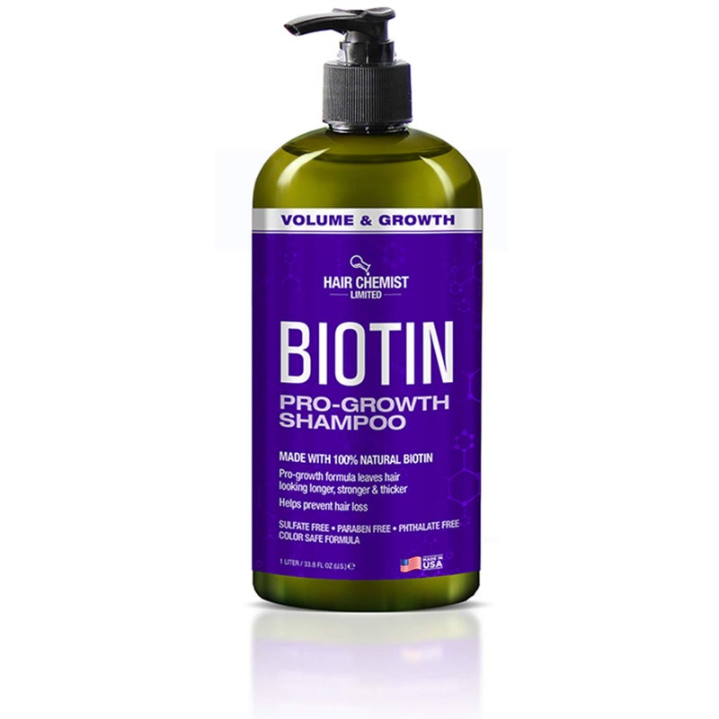 Hair Chemist Biotin Pro-Growth Shampoo & Conditioner Set - Includes 33.8oz Shampoo & 33.8oz Conditioner - Image 3