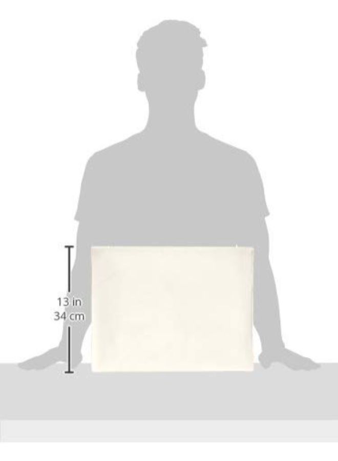 NIBEMINENT Solid Pattern Table Cloth Ivory 108inch - Image 5